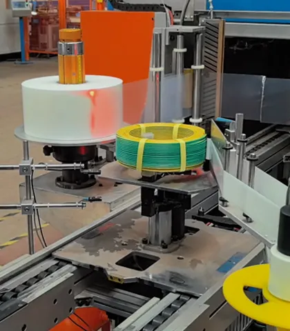 成圈中空包装机组