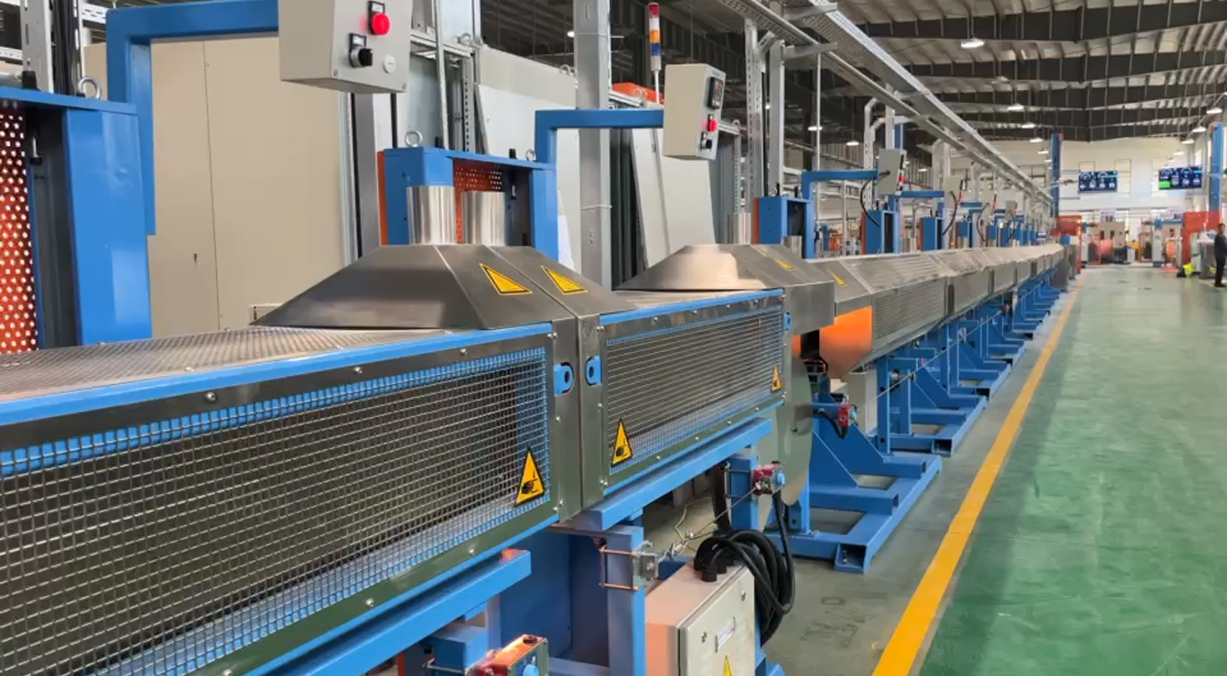 Silicone rubber cable extrusion production<br>line