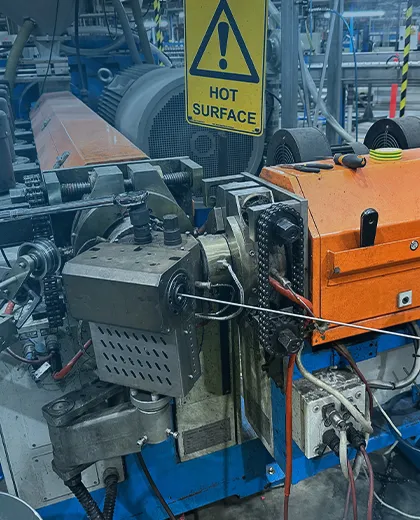 Rail-Vehicle Cable Extrusion